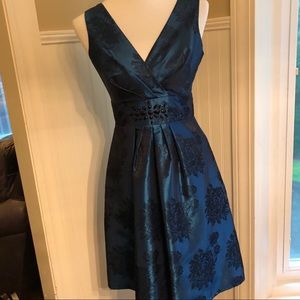 Blue + Black Cocktail Dress